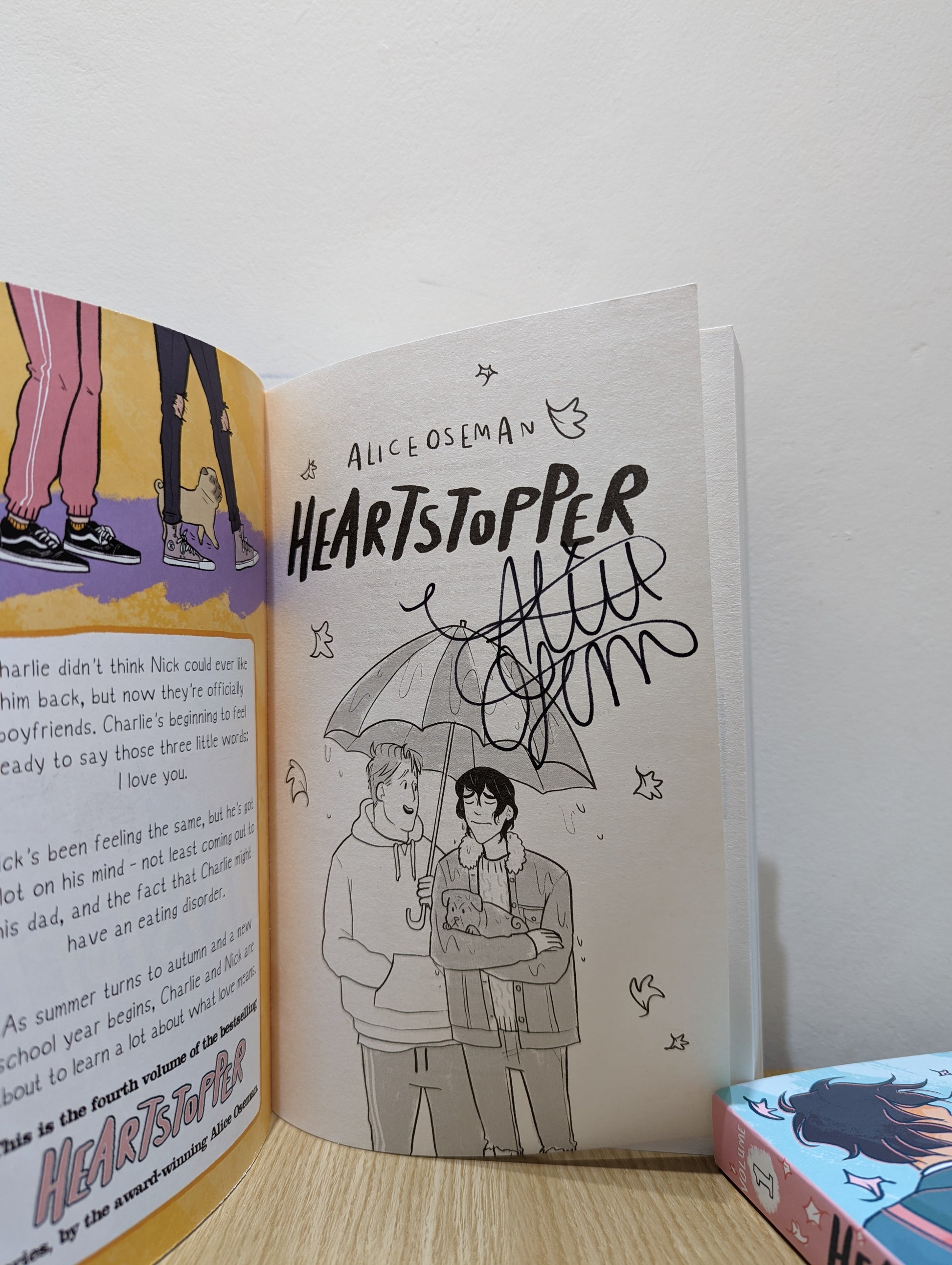 Heartstopper Volume 4 (Signed to Title Page)