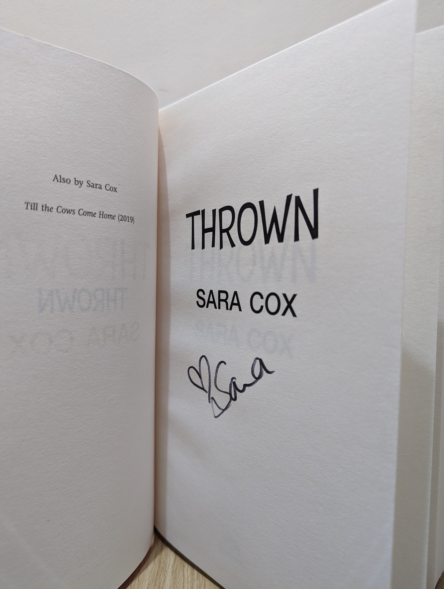 Thrown (Signed First Edition)