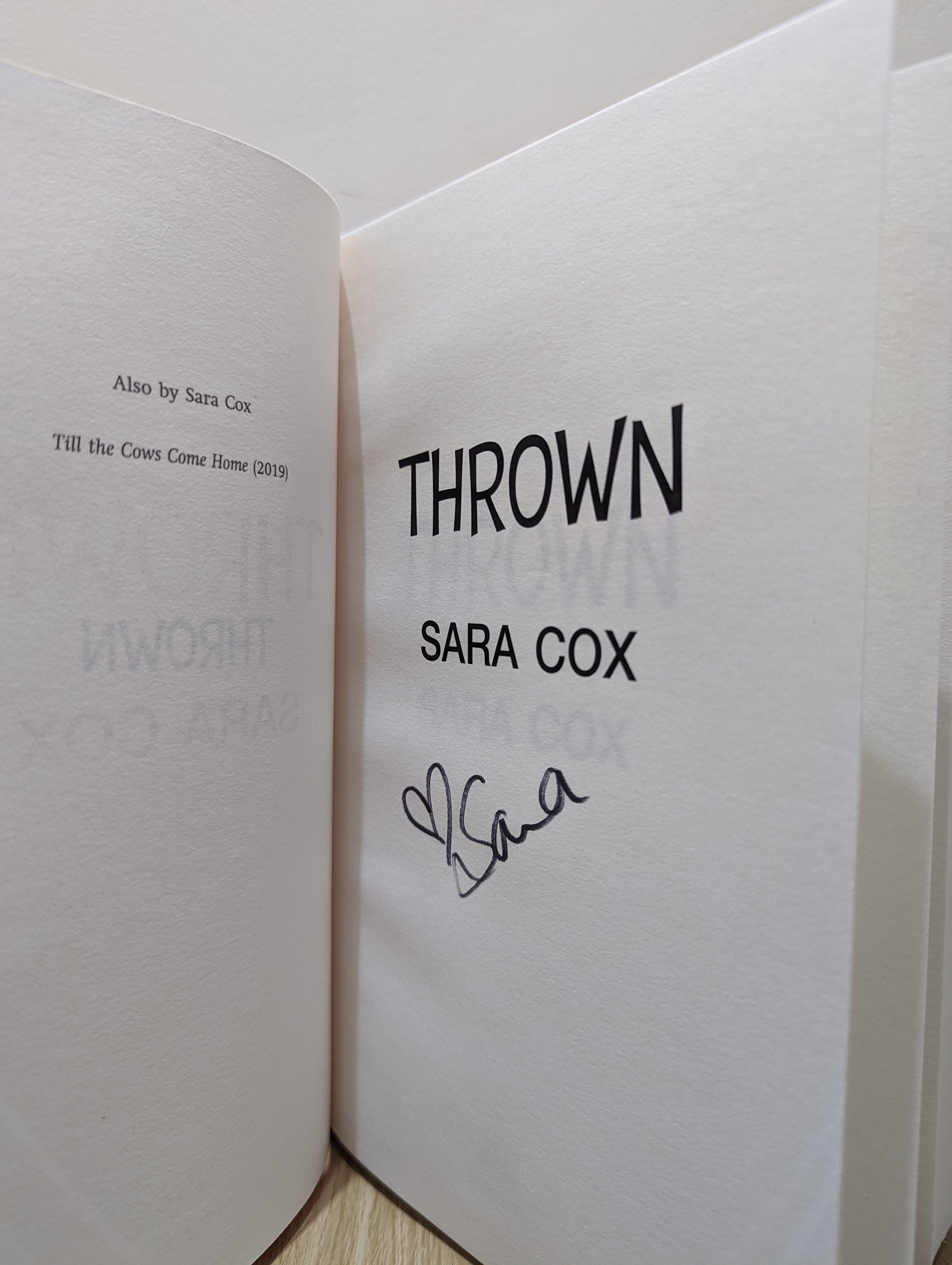 Thrown (Signed First Edition)