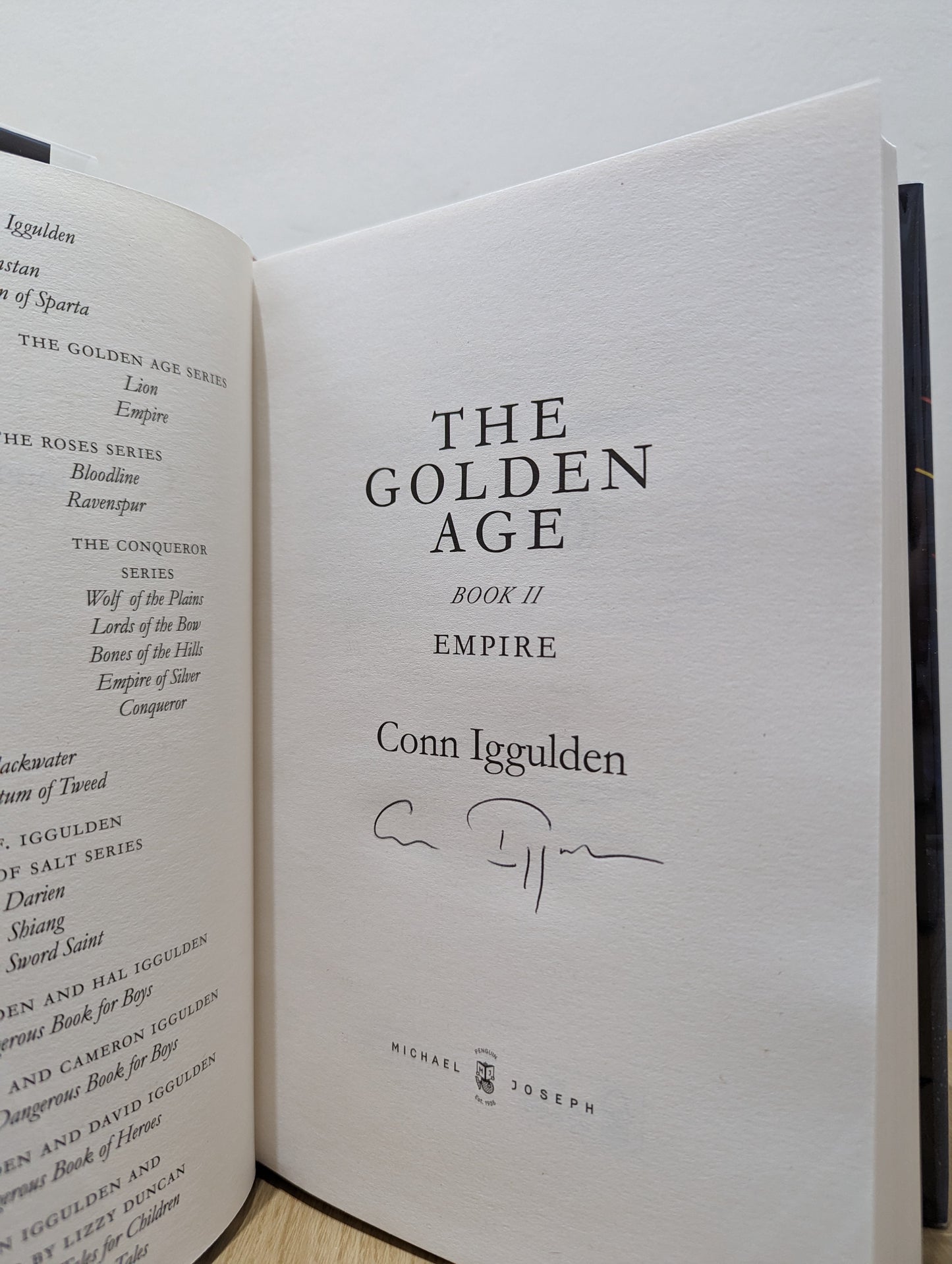 The Golden Age Series 1-2: The Lion; Empire (Signed First Edition)