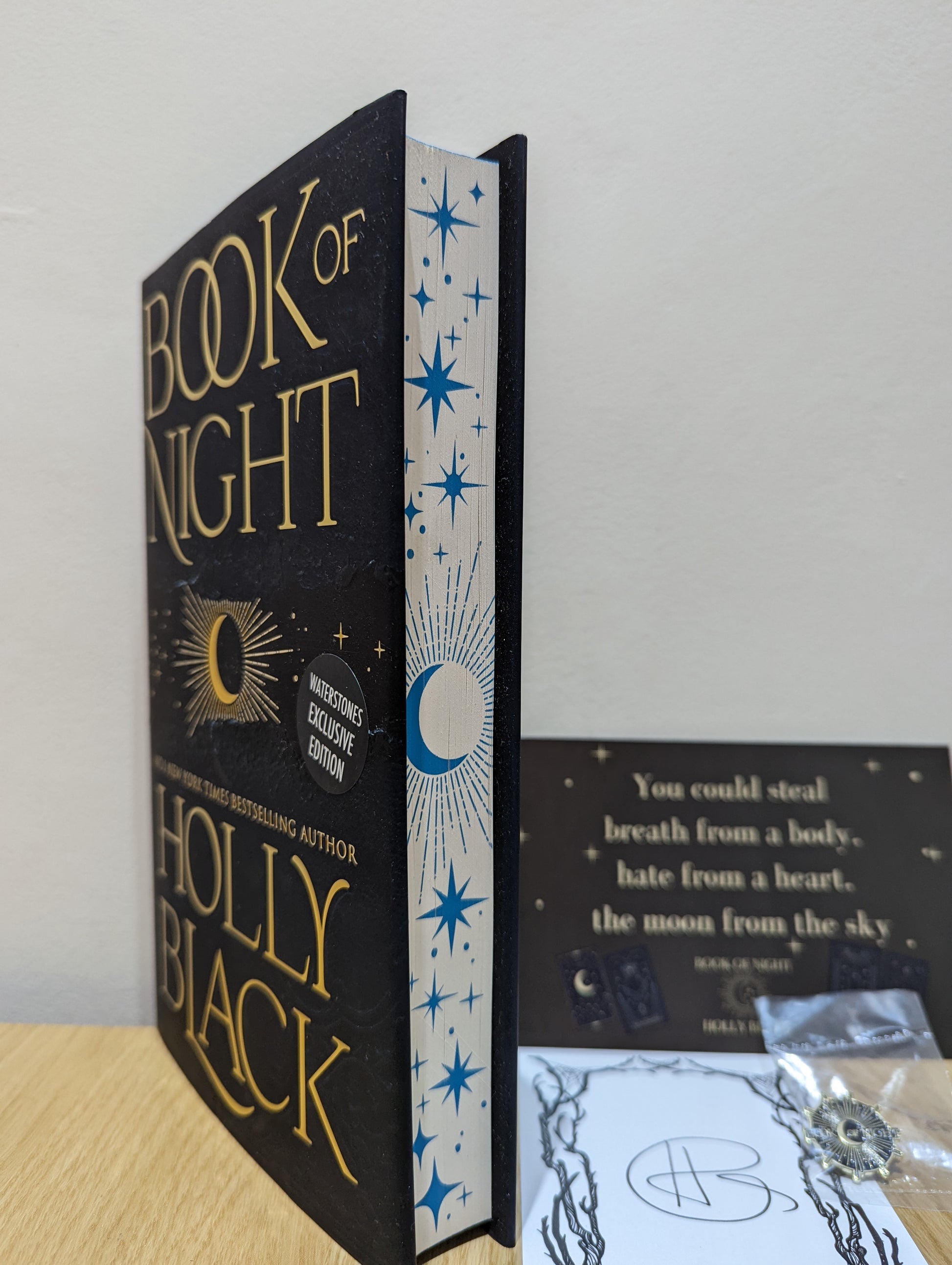 Book of Night (Signed First Edition with items)