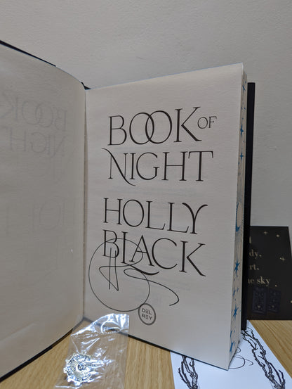 Book of Night (Signed First Edition with items)