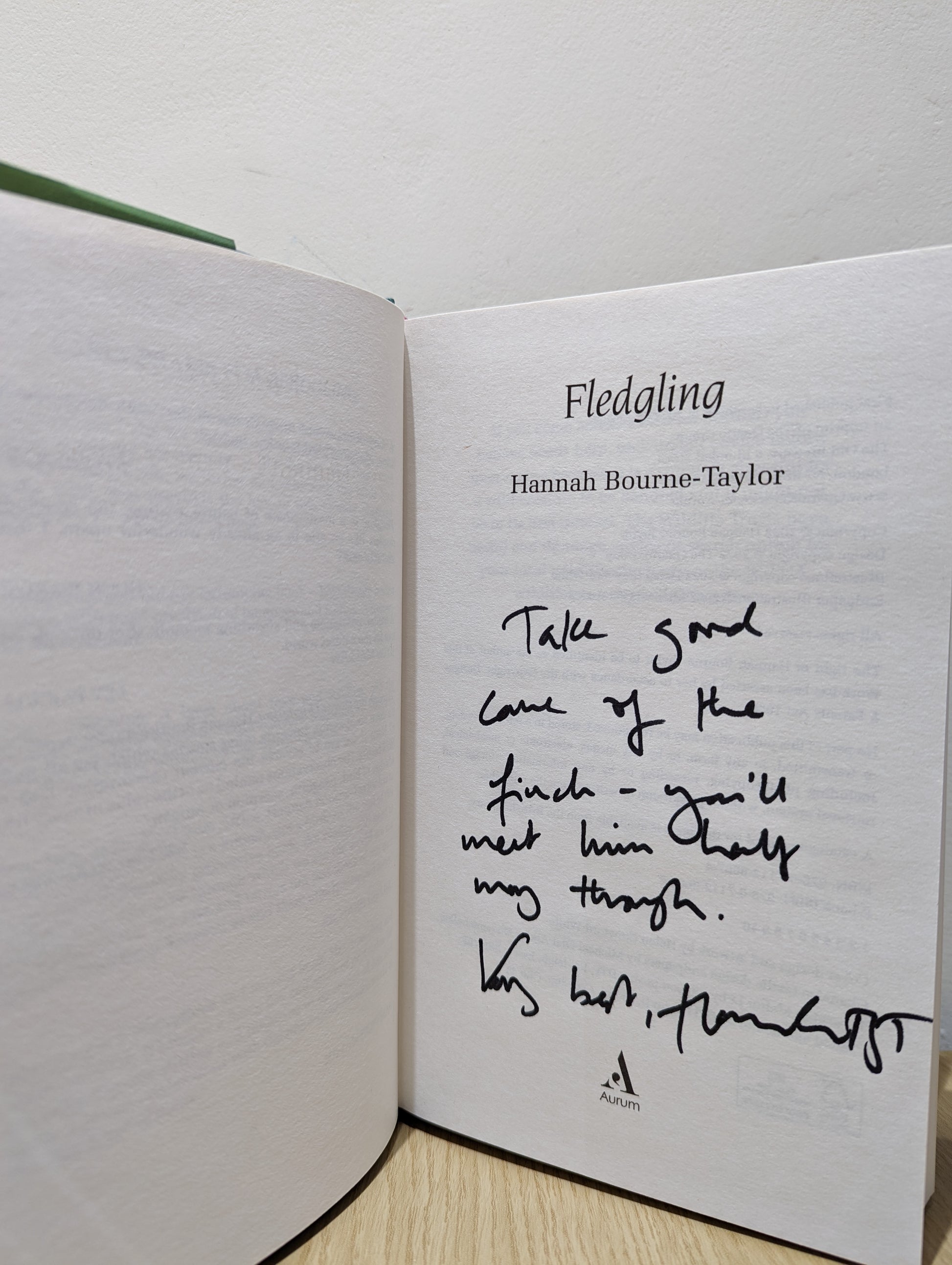 Fledgling (Signed First Edition)