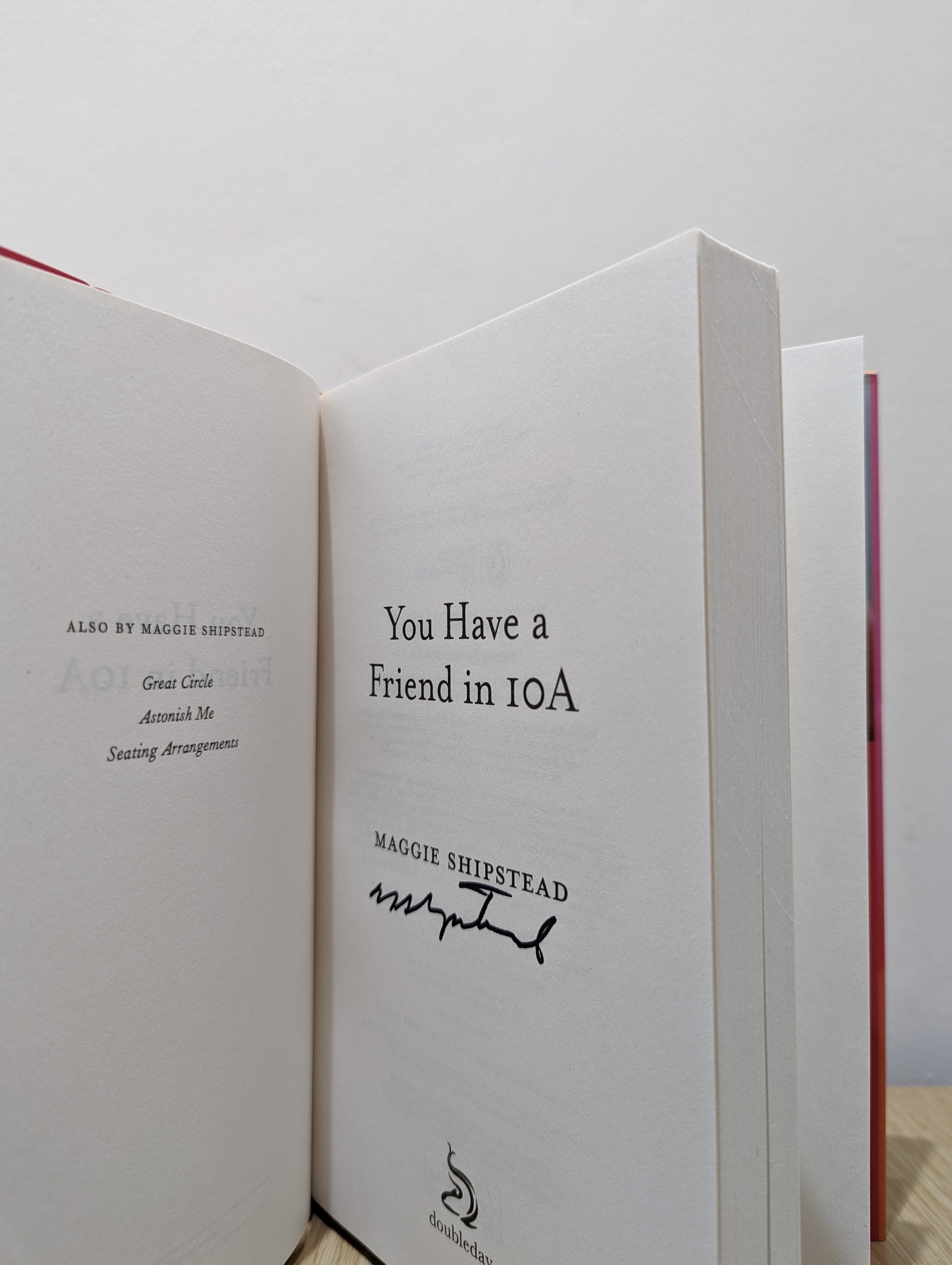 You have a friend in 10A: Stories (Signed First Edition)