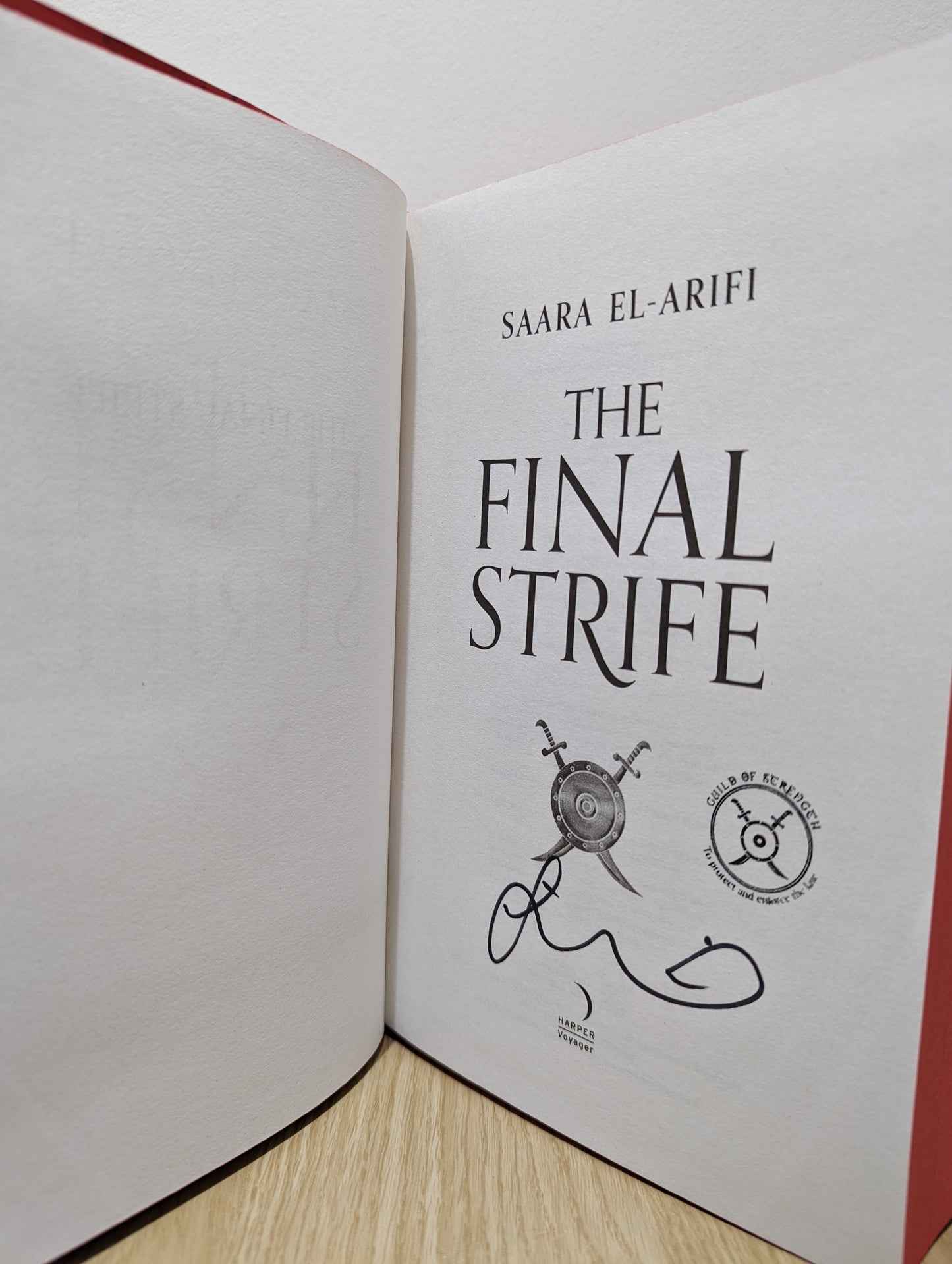 The Final Strife: Book 1 (Signed and Stamped First Edition with sprayed edges)