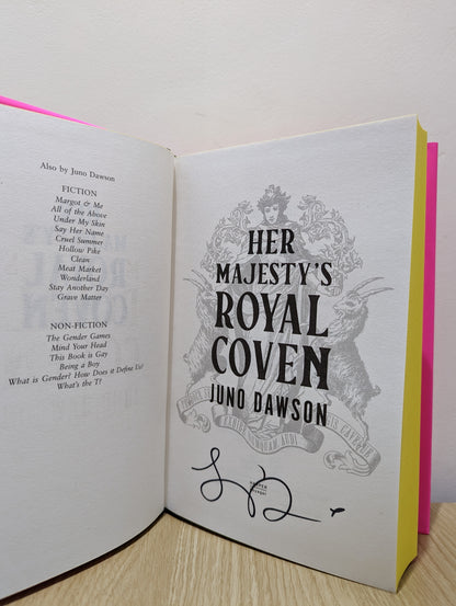 Her Majesty's Royal Coven (Signed First Edition with sprayed edges)