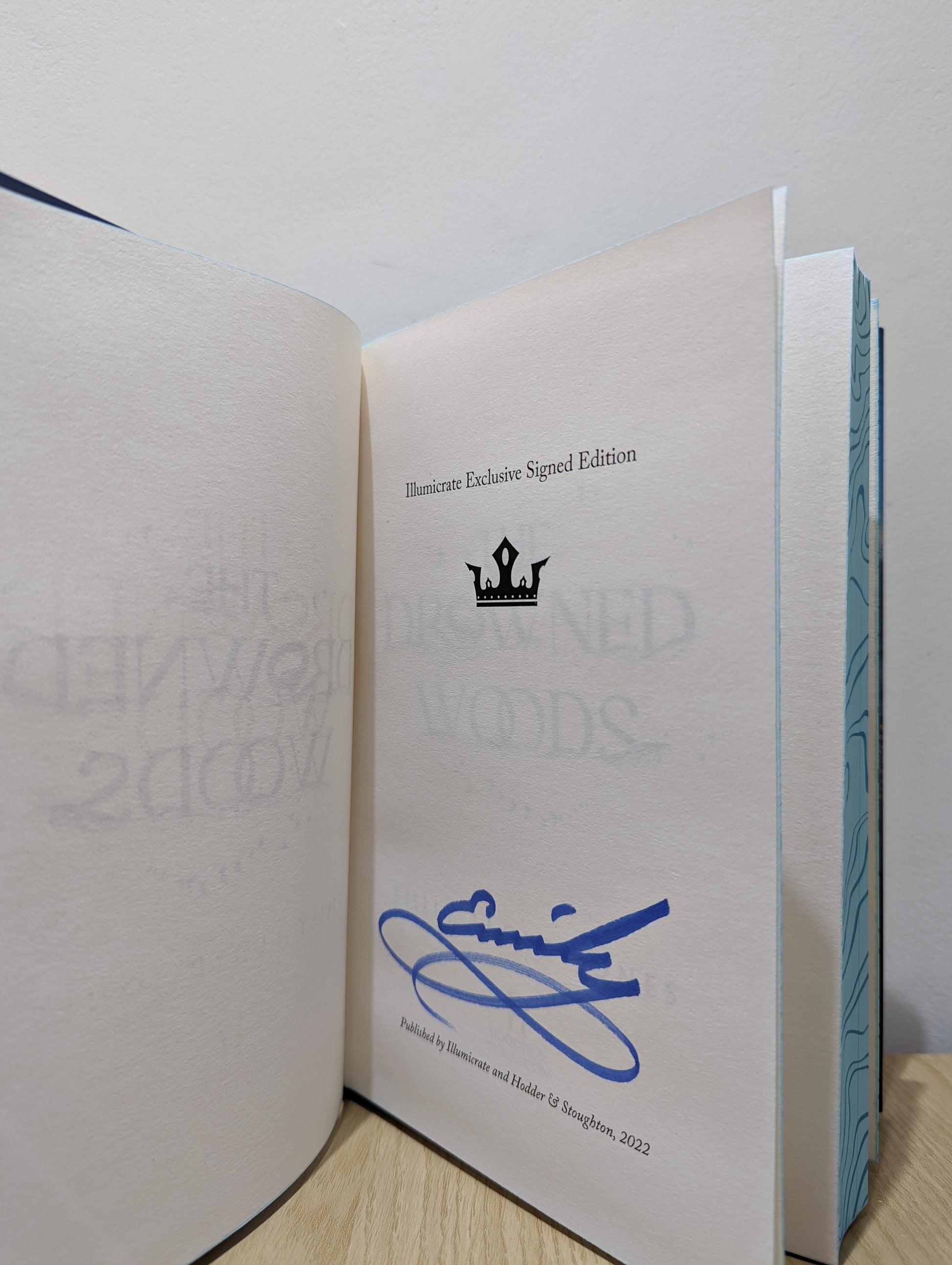 The Drowned Woods (Signed First Edition with sprayed edges)