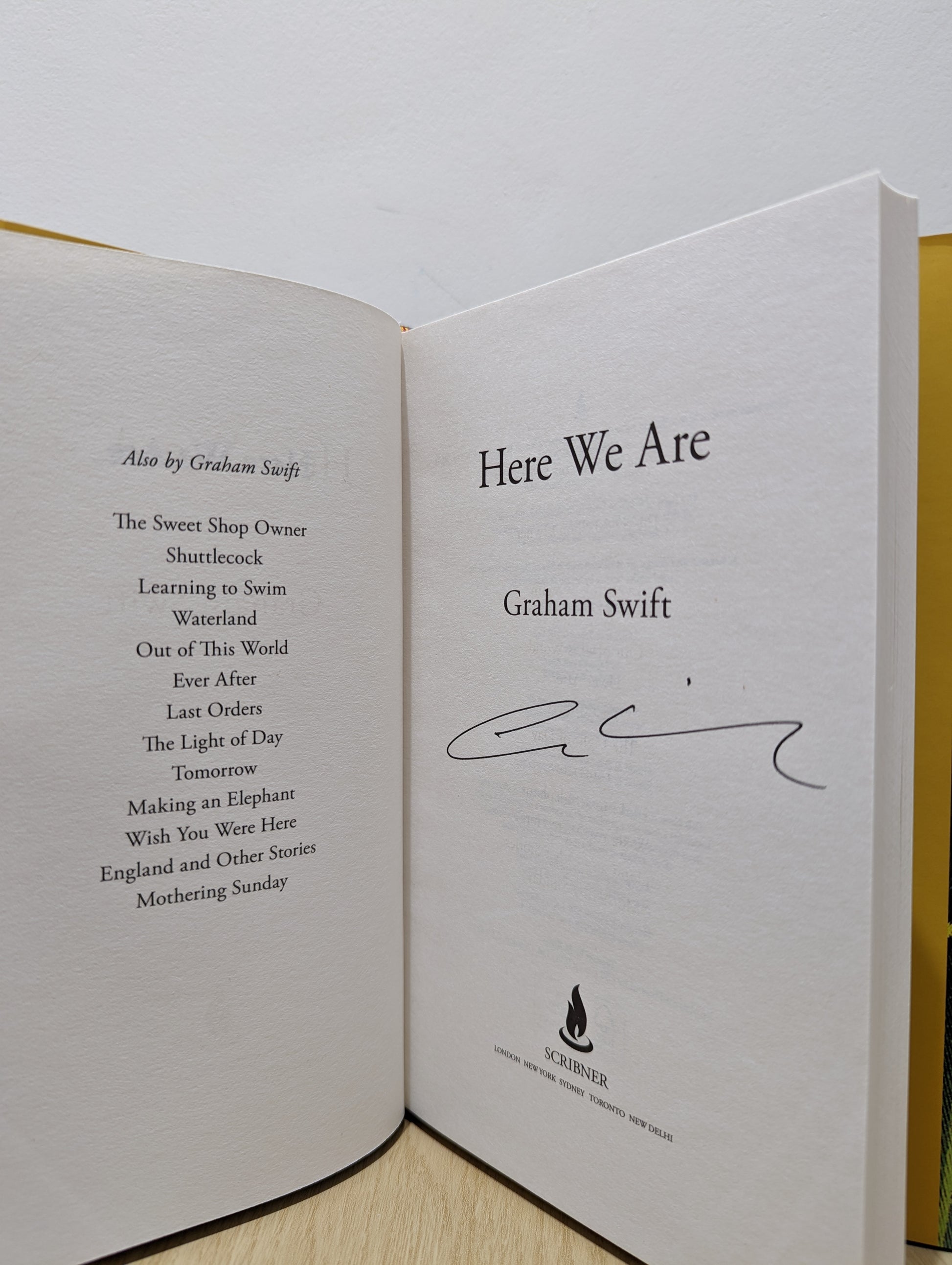 Here We Are (Signed First Edition)