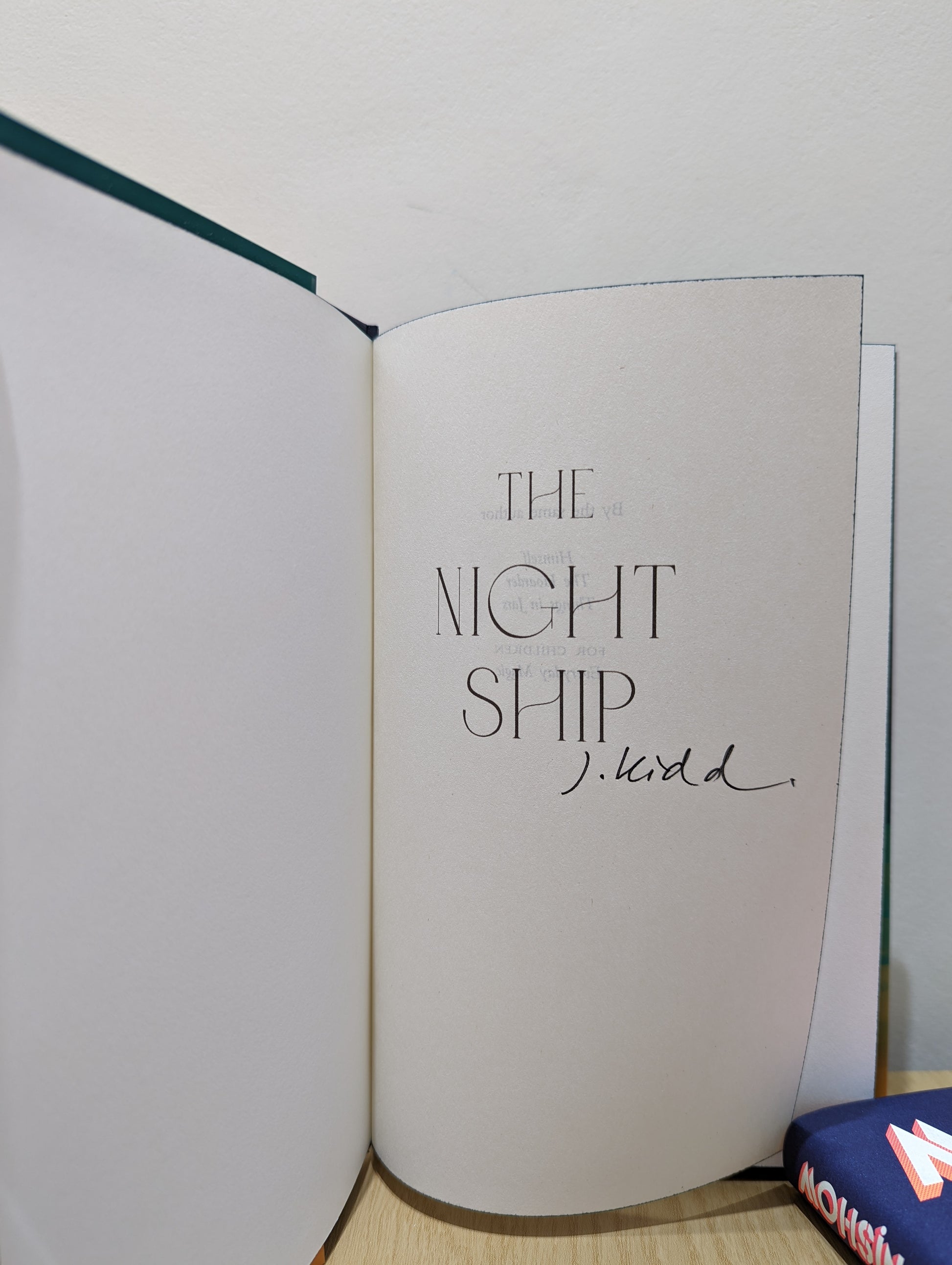 The Night Ship (Signed First Edition with sprayed edges)