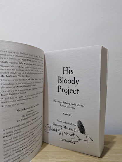 His Bloody Project (Signed to Title Page)