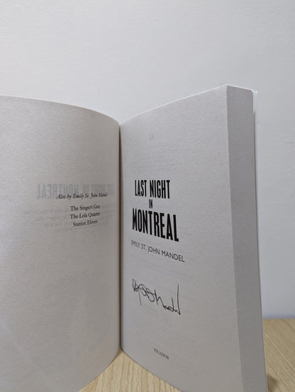 Last Night In Montreal (Signed to Title Page)