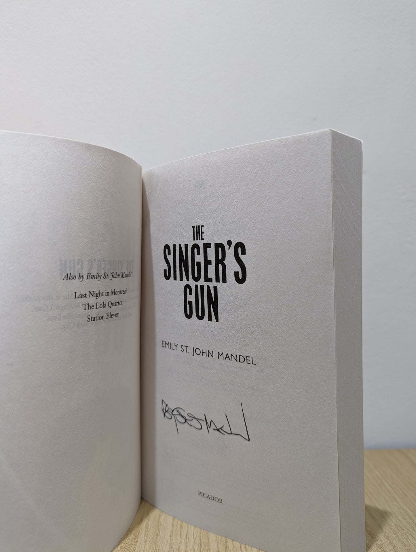 The Singer's Gun (Signed to Title Page)