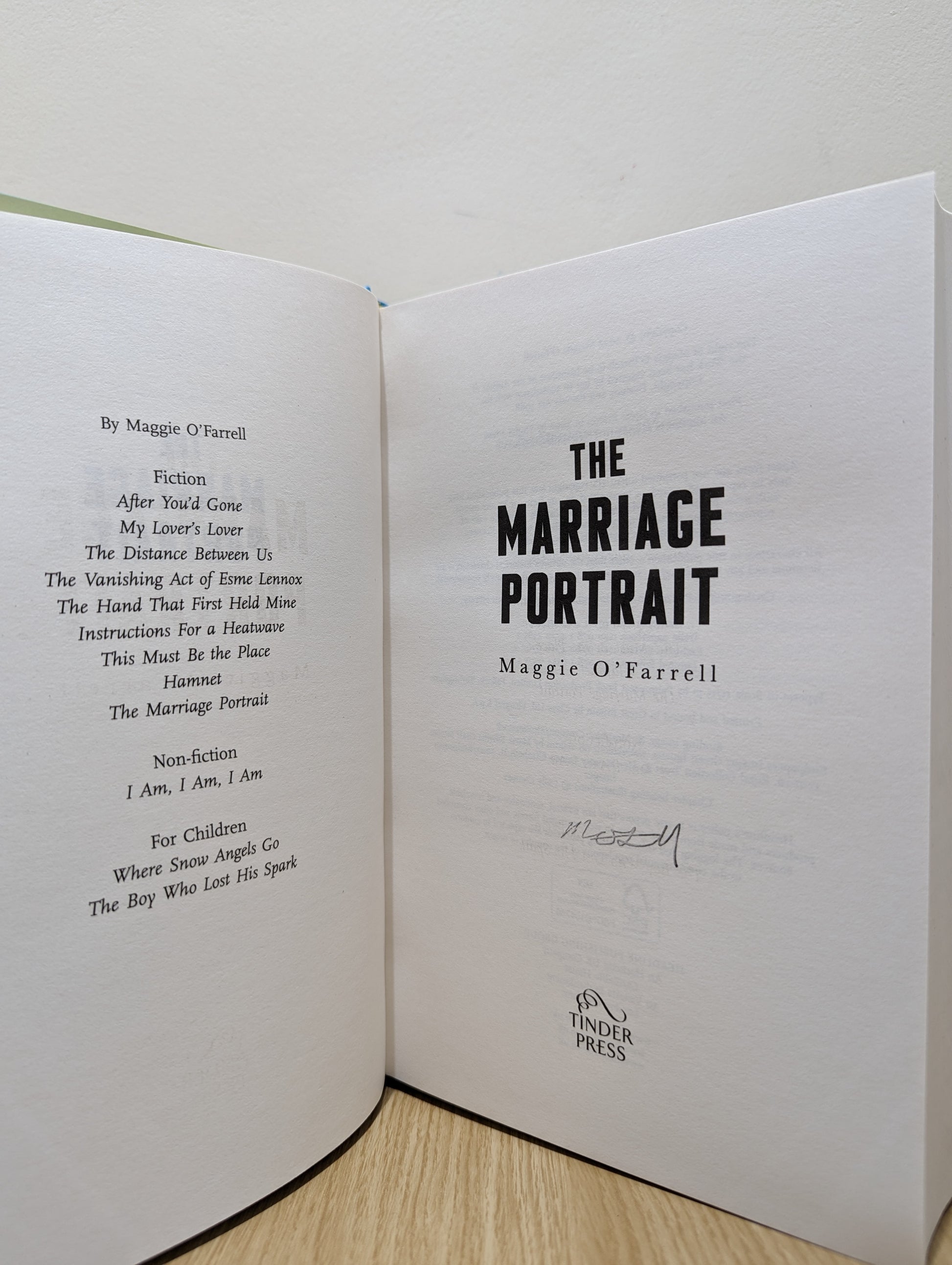 The Marriage Portrait: FROM AUTHOR OF HAMNET (Signed First Edition)