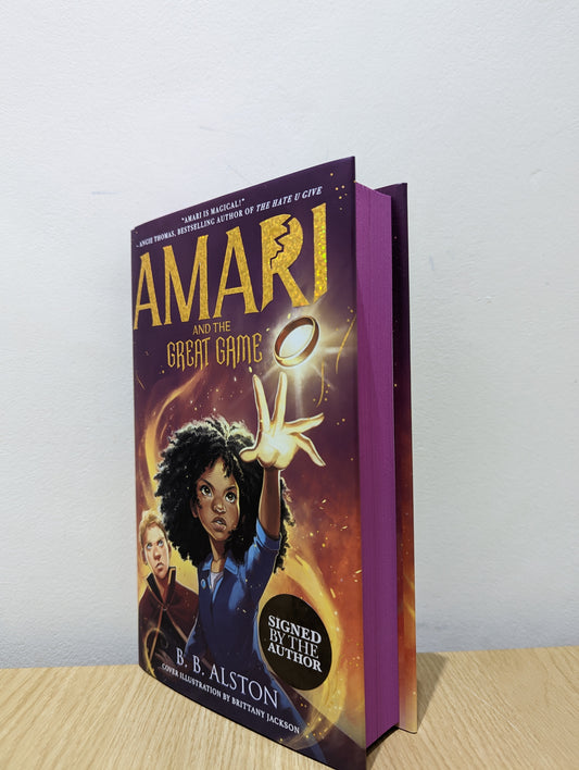 Amari and the Great Game: Sequel to AMARI AND THE NIGHT BROTHERS (Signed First Edition with sprayed edges)