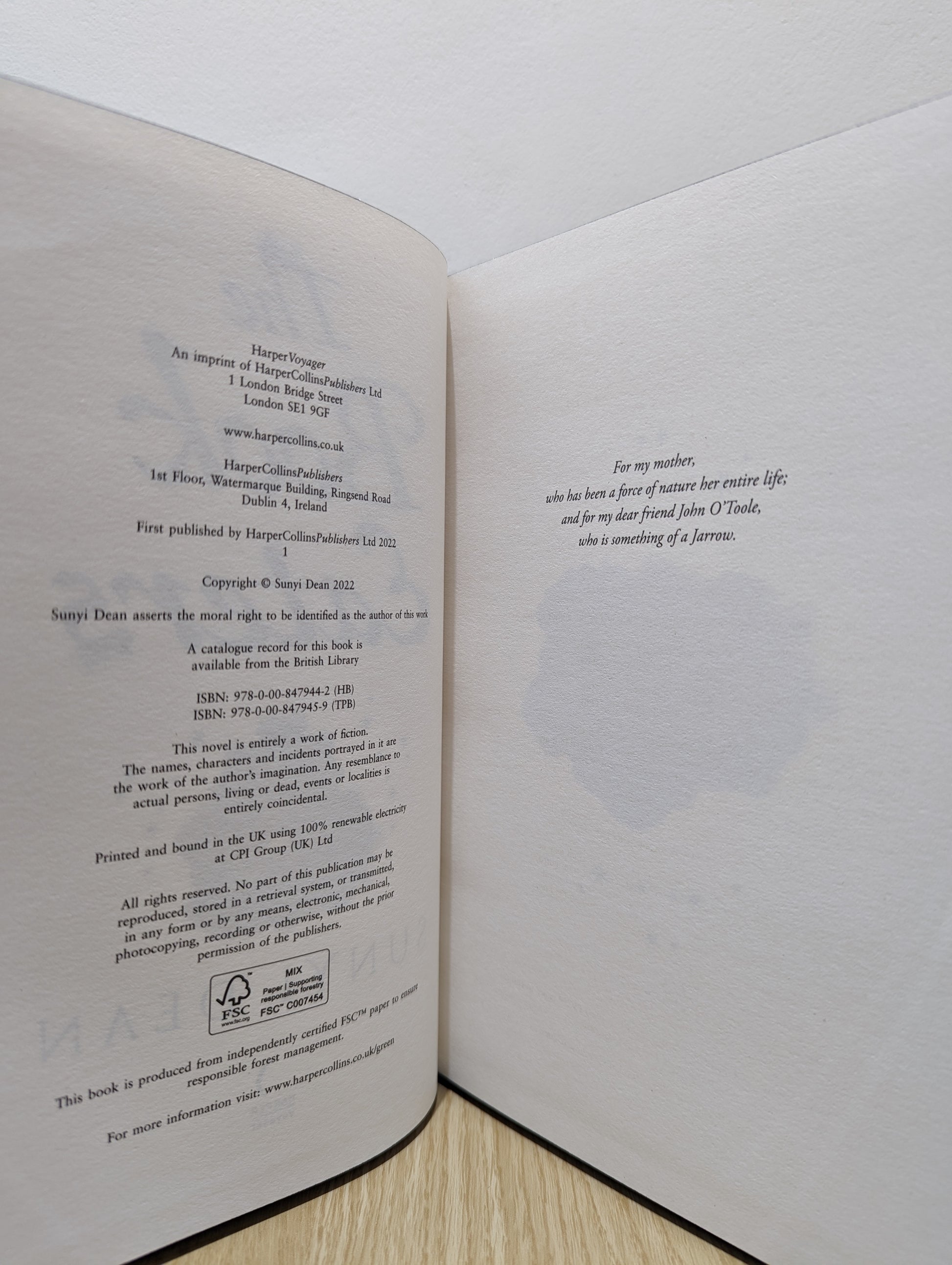 The Book Eaters (Signed First Edition with sprayed edges)