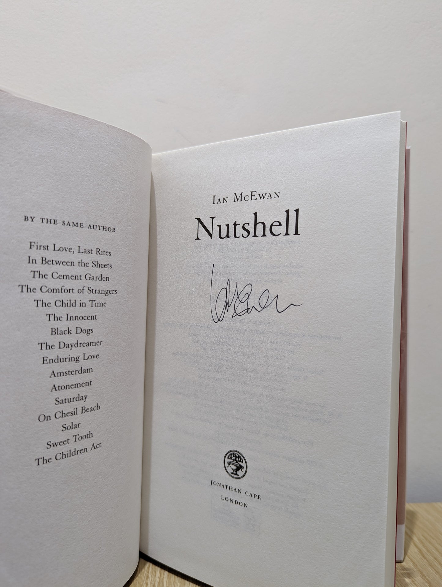 Nutshell (Signed First Edition)