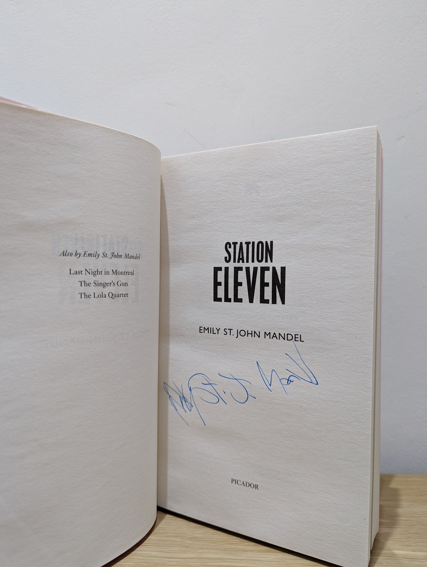 Station Eleven (Signed Numbered First Edition)