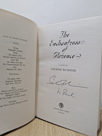 The Enchantress of Florence (Signed to Title Page)