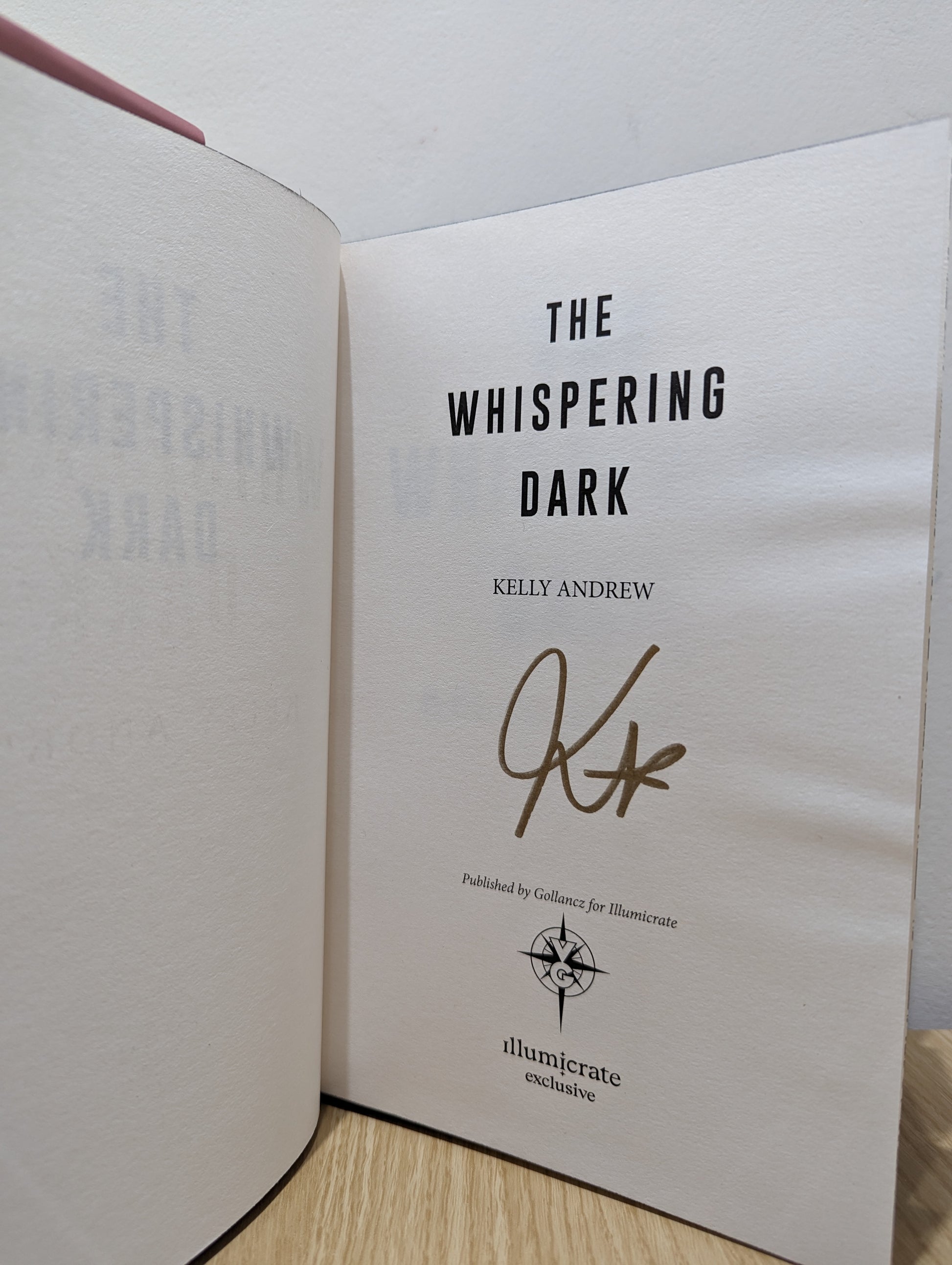 The Whispering Dark (Signed First Edition with sprayed edges)