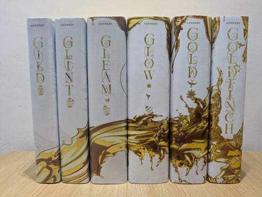 Gild, Glint, Gleam, Glow, Gold & Goldfinch: The Plated Prisoner series 1-6 (Signed Edition with sprayed edges)