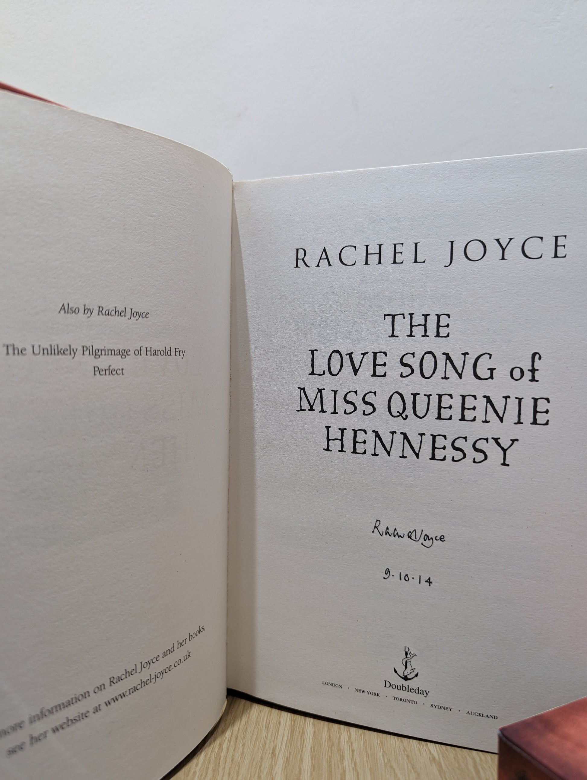 The Unlikely Pilgrimage of Harold Fry; The Love Song of Miss Queenie Hennessy; Maureen Fry and the Angel of the North (Signed Numbered Slipcase Edition)