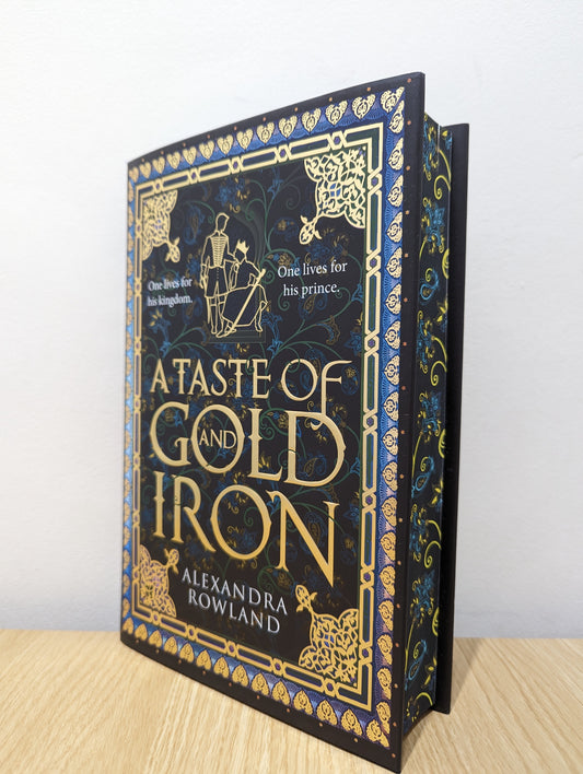 A Taste of Gold and Iron (Signed First Edition with sprayed edges)