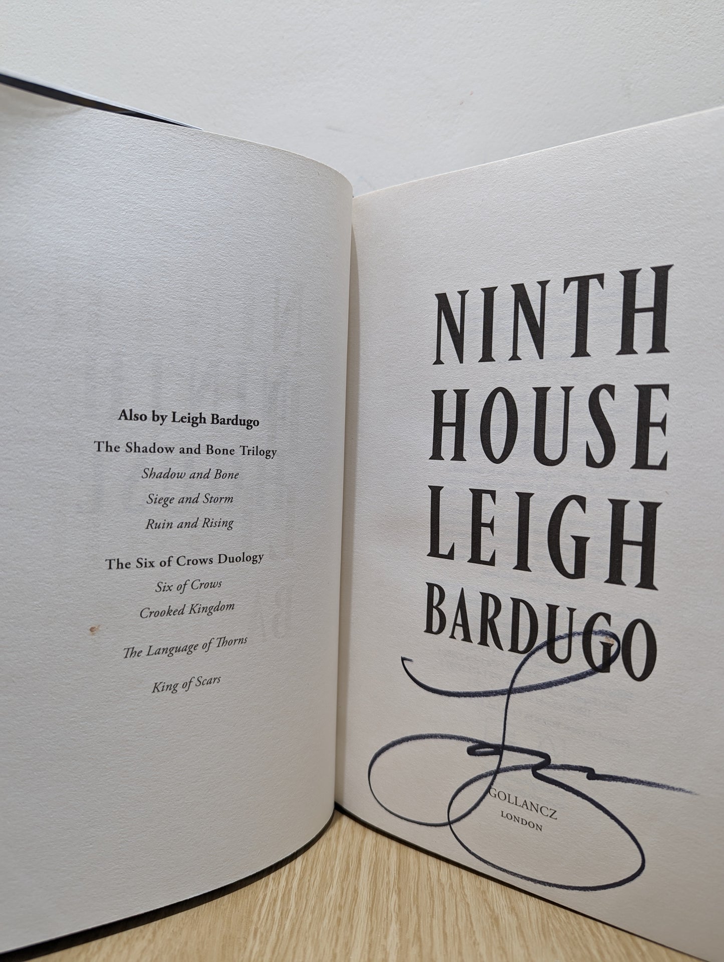 Ninth House (Signed UK First Edition)