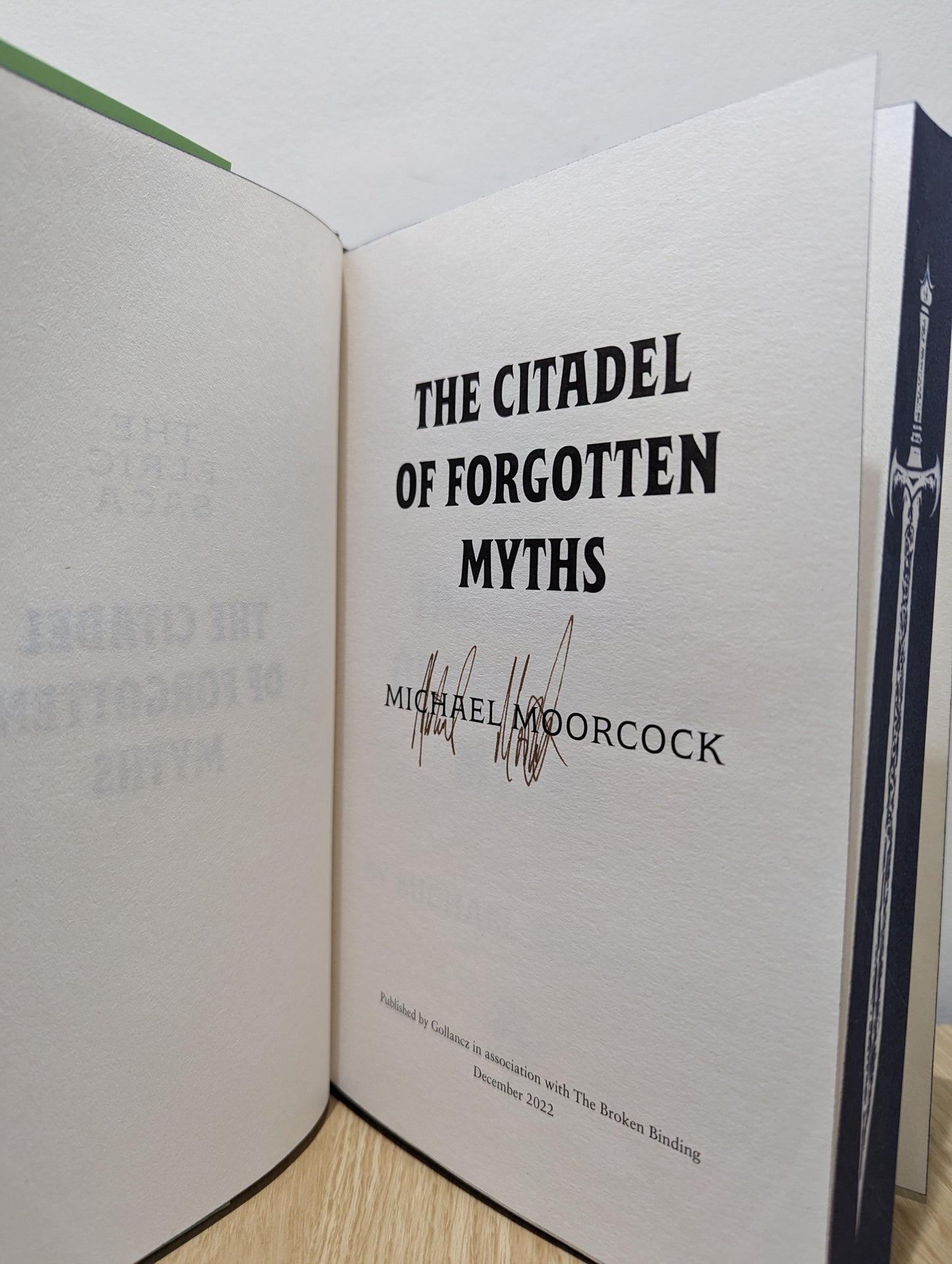 The Citadel of Forgotten Myths (Signed Numbered First Edition with sprayed edges)