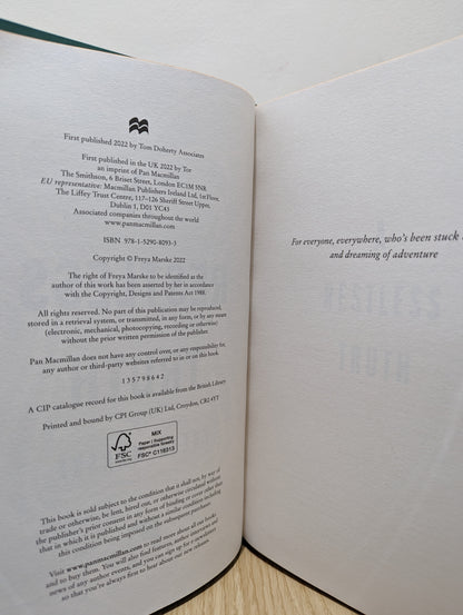 A Restless Truth (The Last Binding 2) (Signed First Edition with sprayed edges)