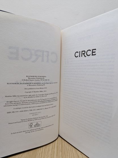 Circe (Signed to Title Page)