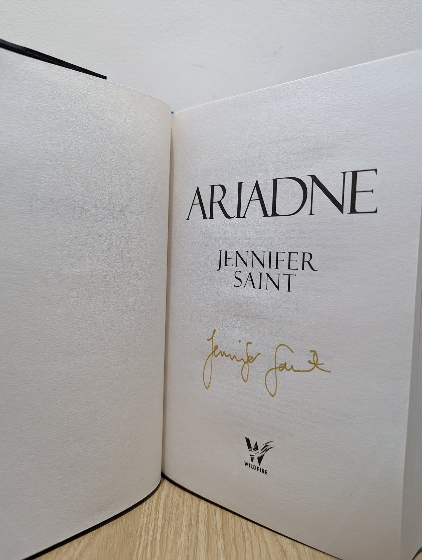 Ariadne (Signed to Title Page)