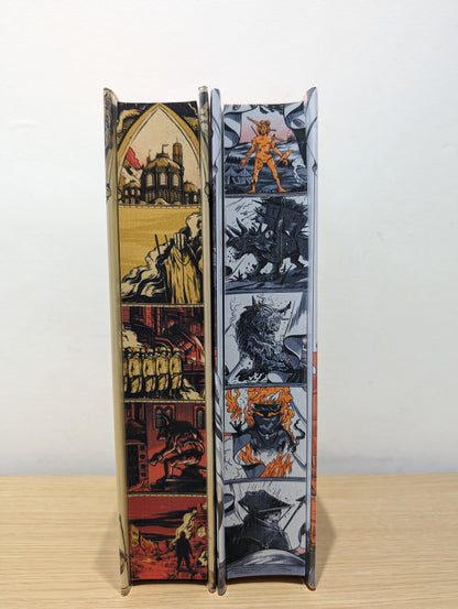 City of Last Chances; House of Open Wounds (The Tyrant Philosophers 1-2) (Signed First Set with sprayed edges)