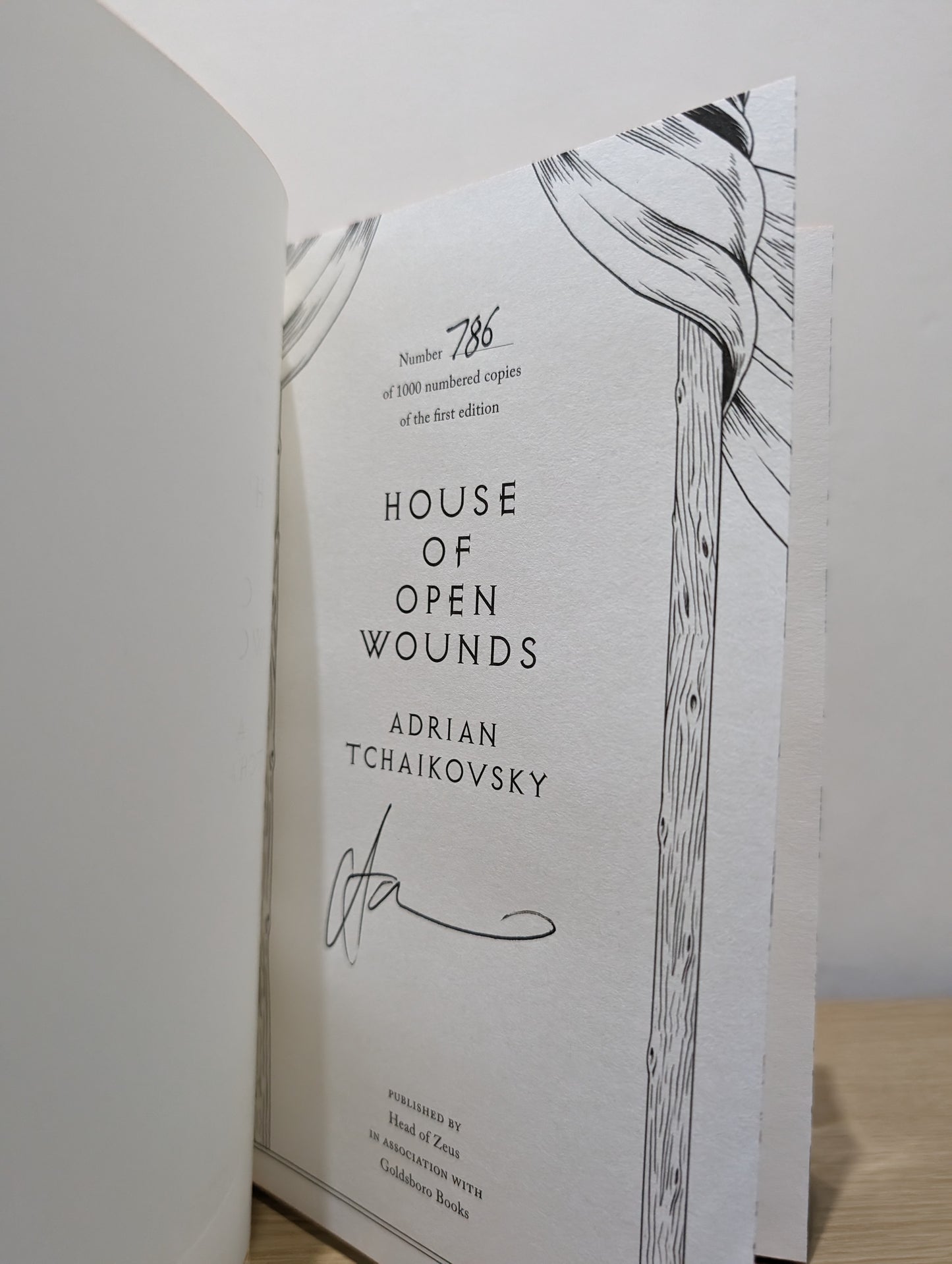 City of Last Chances; House of Open Wounds (The Tyrant Philosophers 1-2) (Signed First Set with sprayed edges)