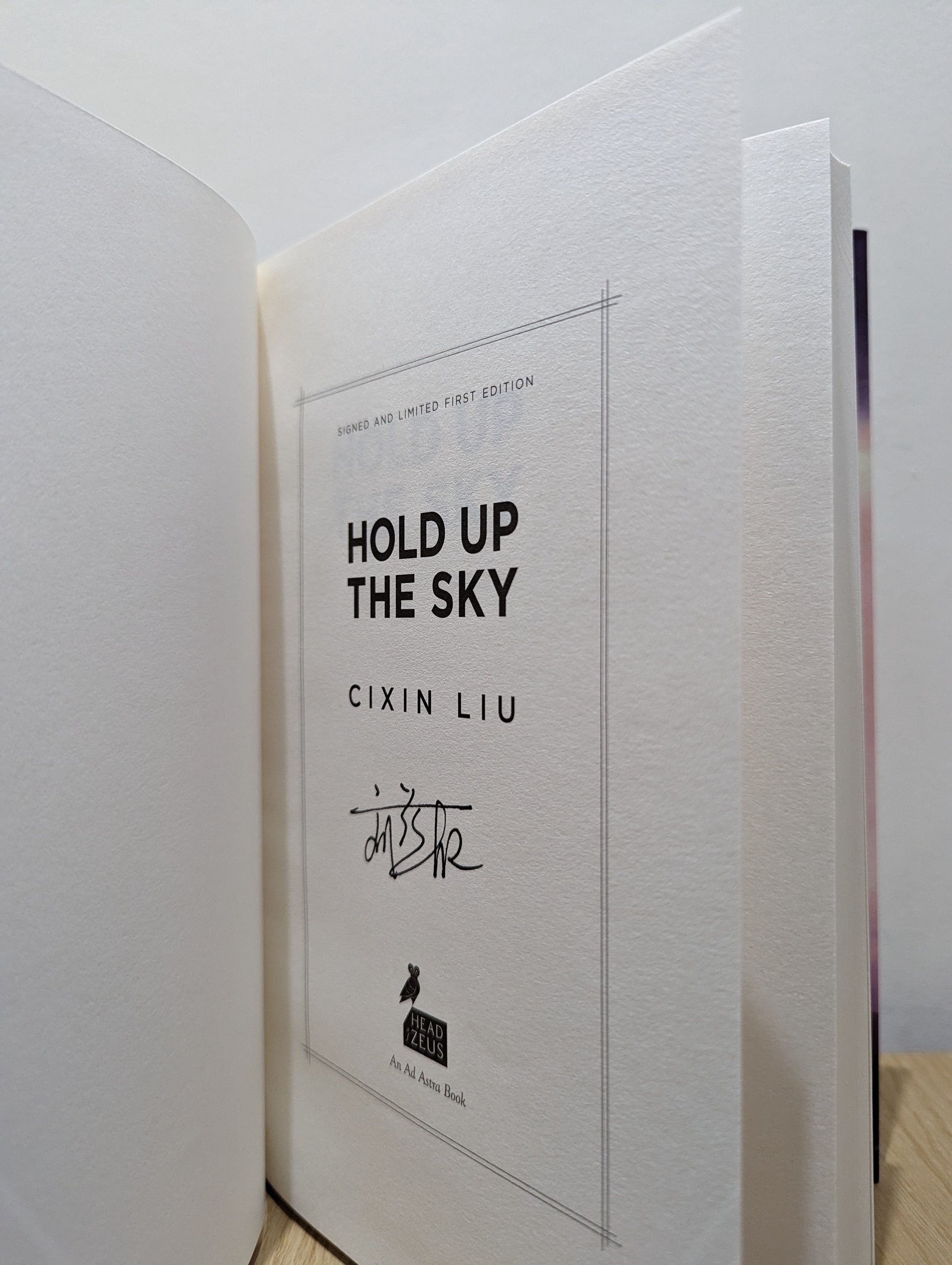 Hold Up the Sky (Signed First Edition)