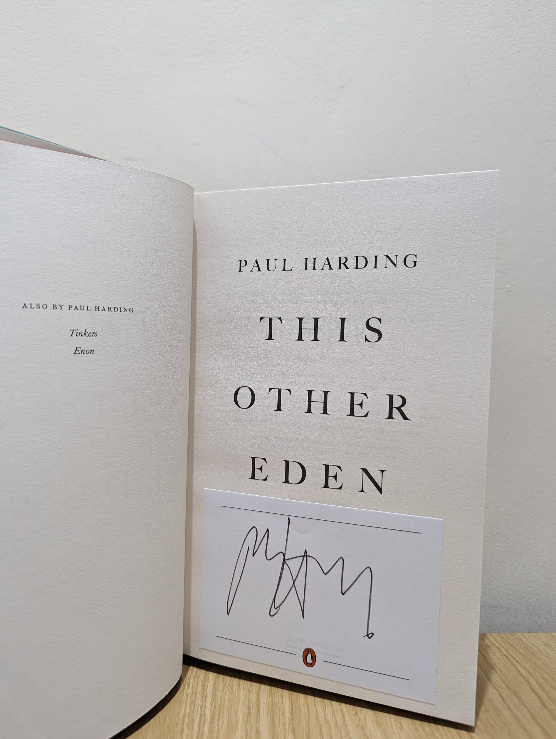 This Other Eden (Signed First Edition)