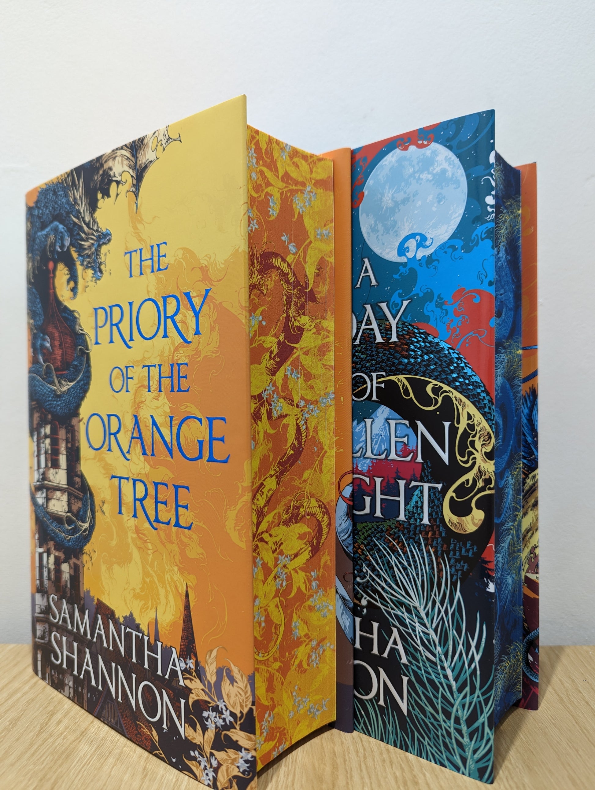 The Roots of Chaos: The Priory of the Orange Tree; A Day of Fallen Night (Signed Special Edition with sprayed edges)