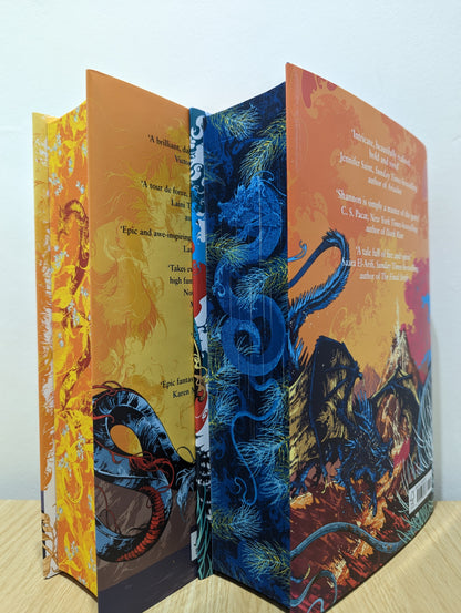 The Roots of Chaos: The Priory of the Orange Tree; A Day of Fallen Night (Signed Special Edition with sprayed edges)