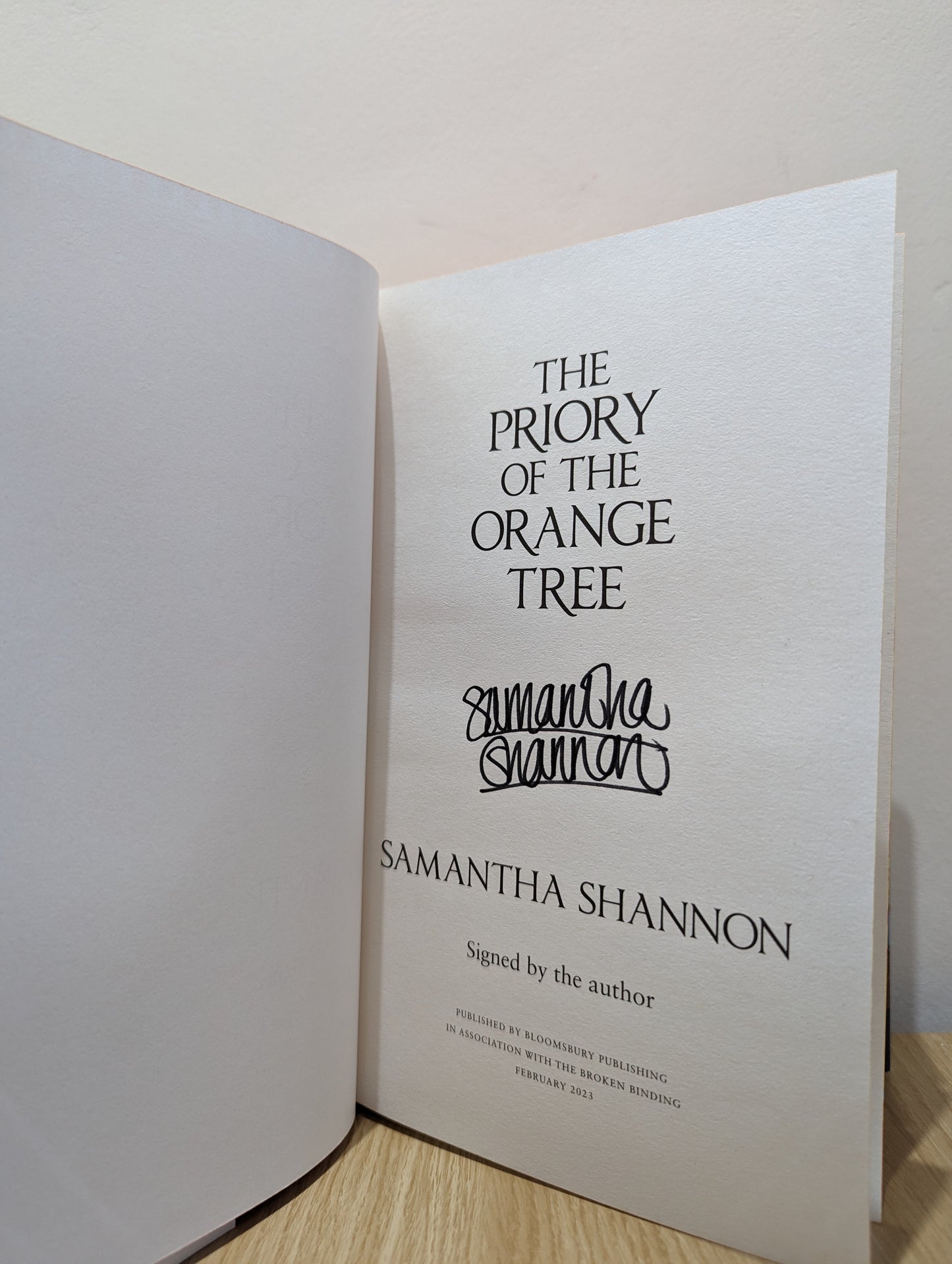 The Roots of Chaos: The Priory of the Orange Tree; A Day of Fallen Night (Signed Special Edition with sprayed edges)