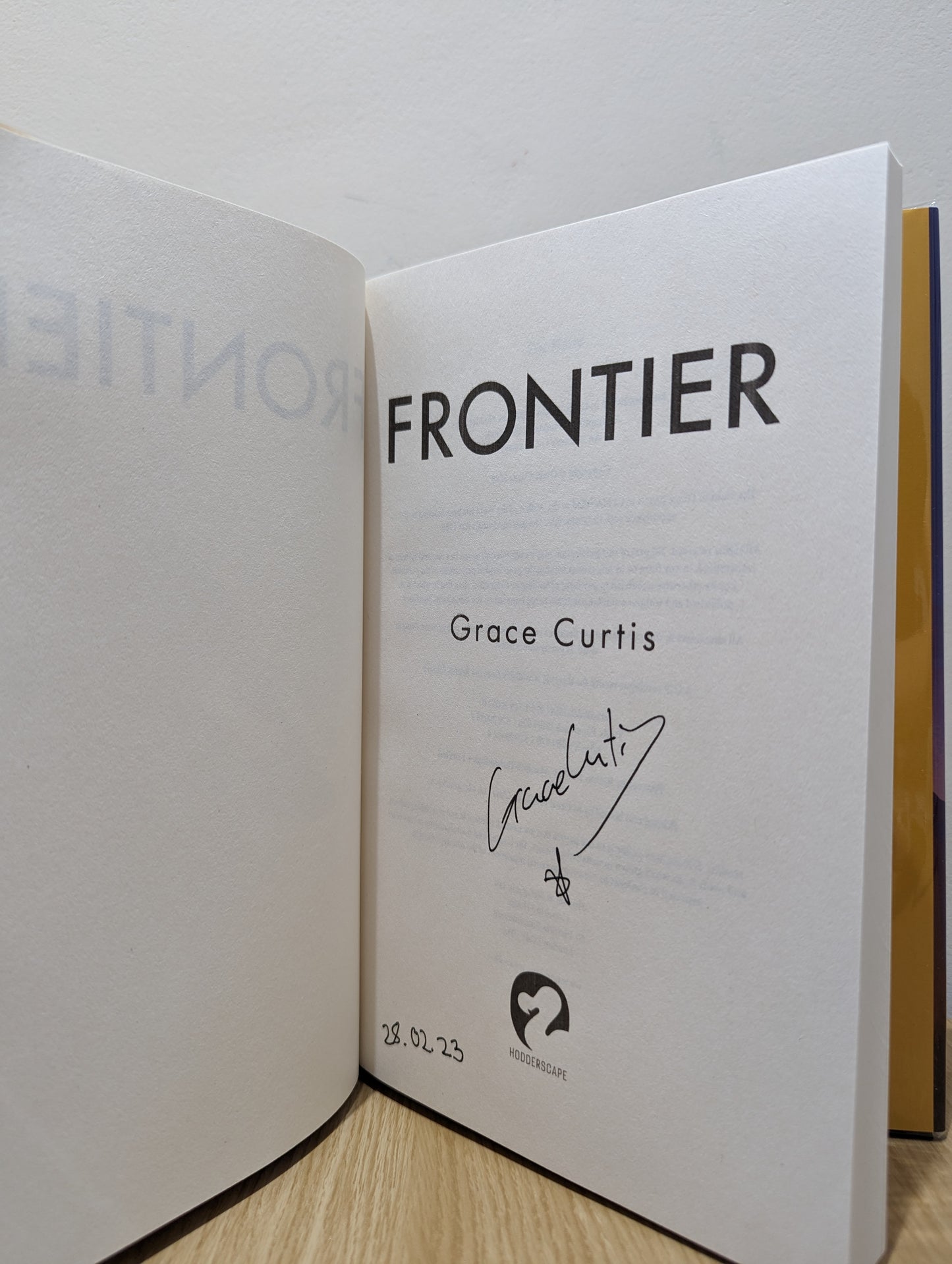 Frontier (Signed First Edition)