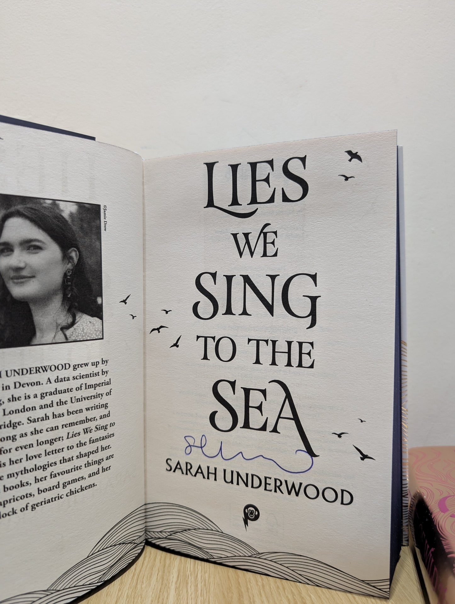 Lies We Sing to the Sea; Gentlest of Wild Things (Signed First Edition with sprayed edges)