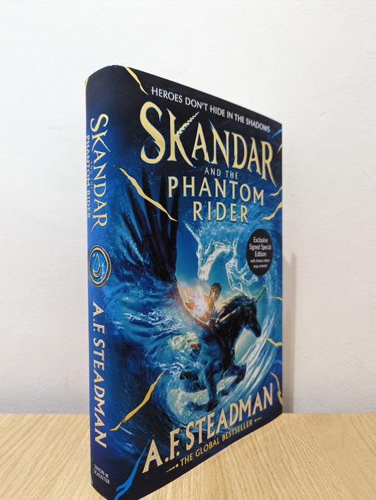 Skandar and the Phantom Rider (Signed First Edition with with Map Endpapers and ribbon)