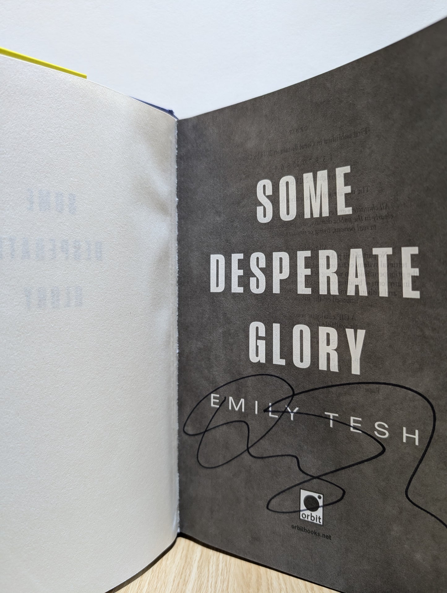 Some Desperate Glory (Signed First Edition)