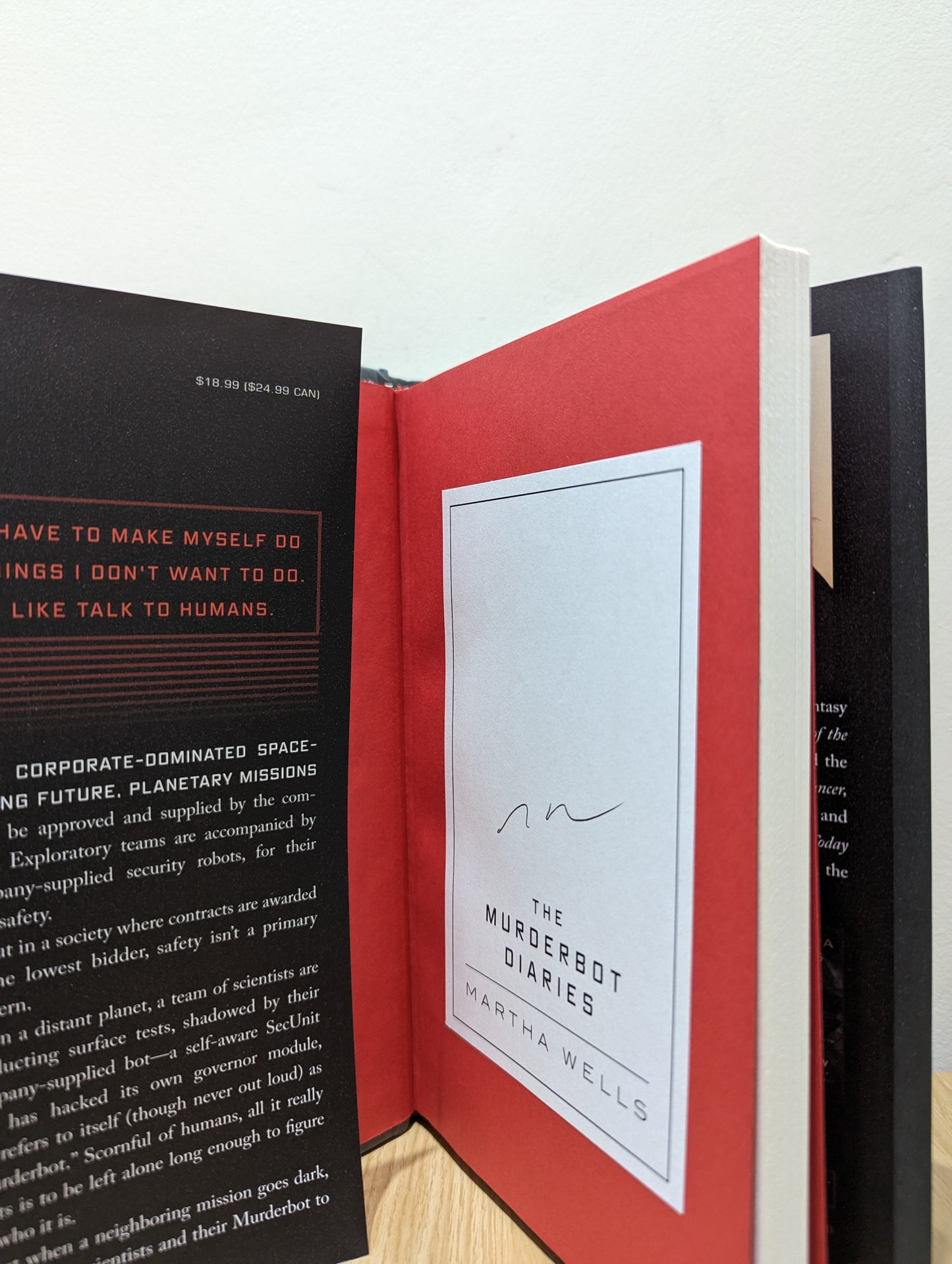 All Systems Red: The Murderbot Diaries 1 (Signed Bookplate)