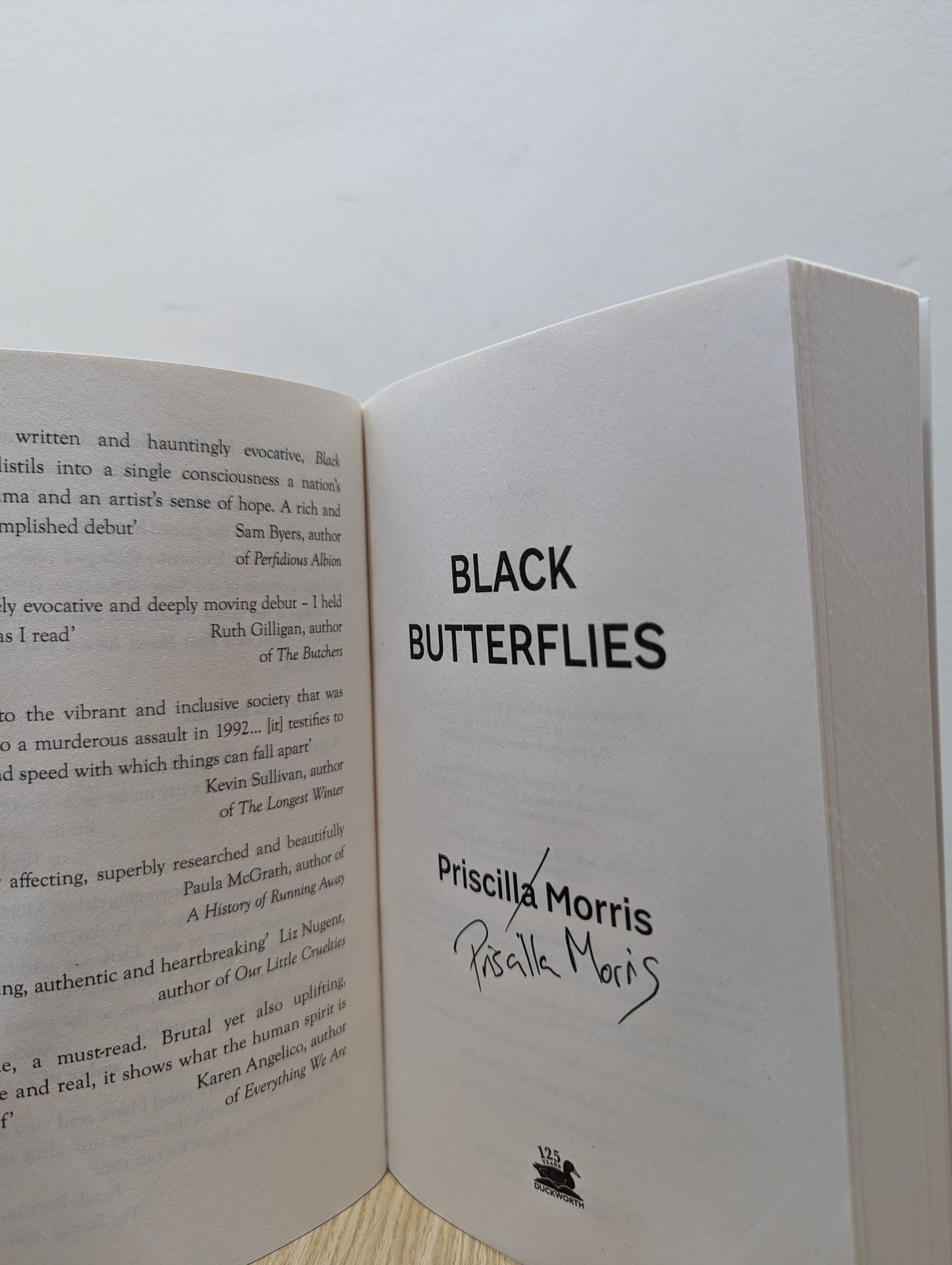 Black Butterflies (Signed Softcover)