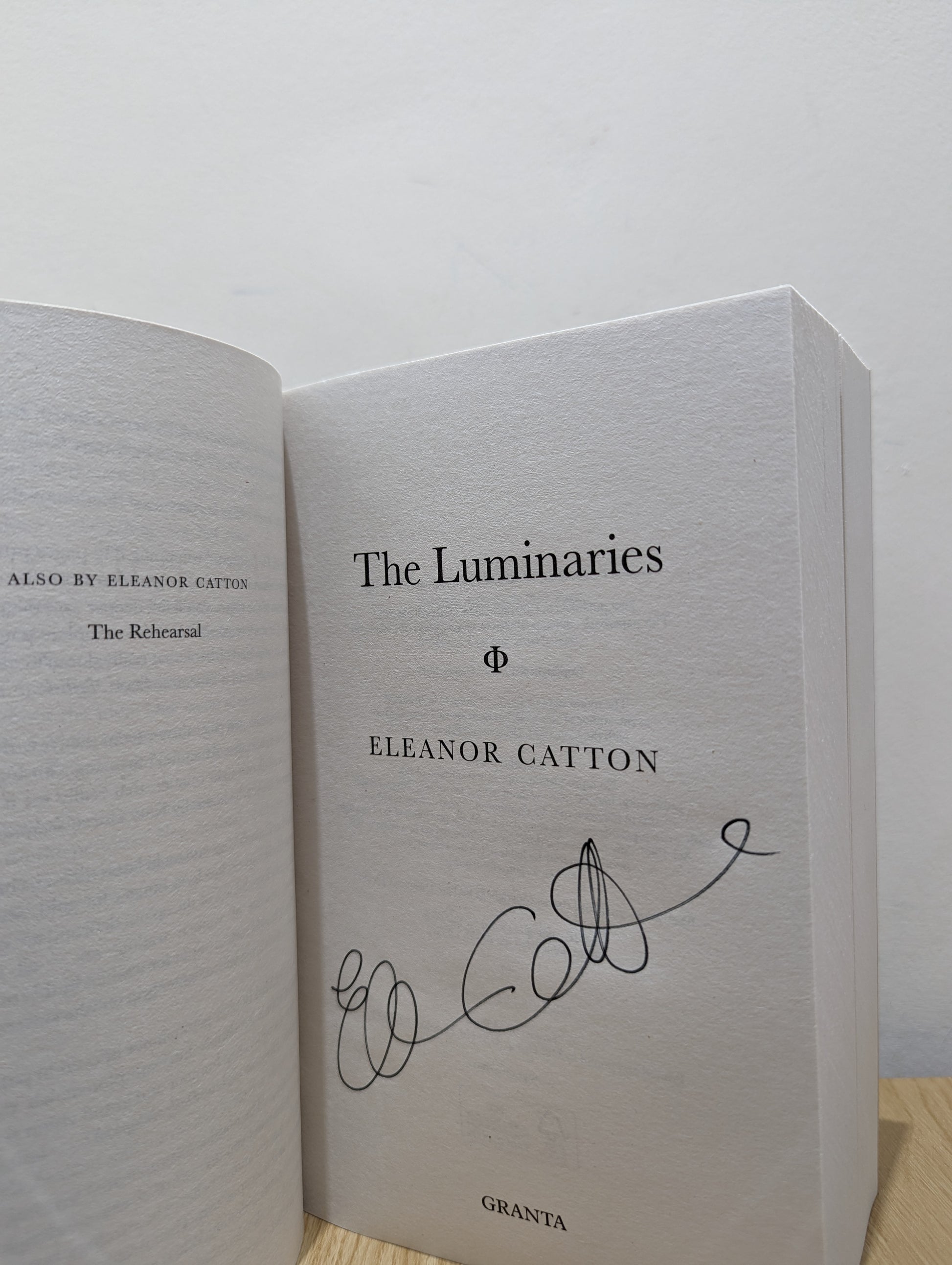 The Luminaries (Signed to Title Page)