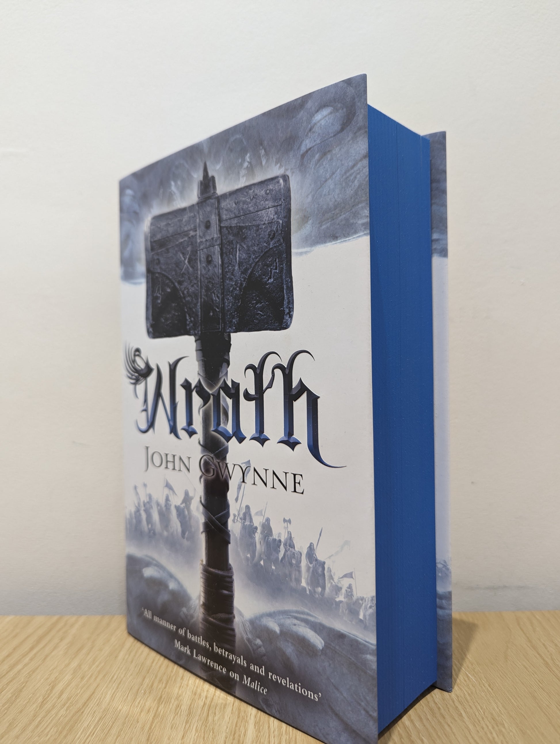 Wrath: The Faithful and the Fallen book 4 (Signed Numbered Edition with sprayed edges)