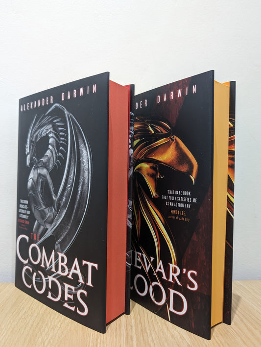 The Combat Codes; Grievar's Blood (Signed Numbered First Edition with sprayed edges)