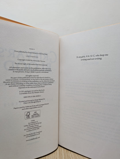 The Combat Codes; Grievar's Blood (Signed Numbered First Edition with sprayed edges)