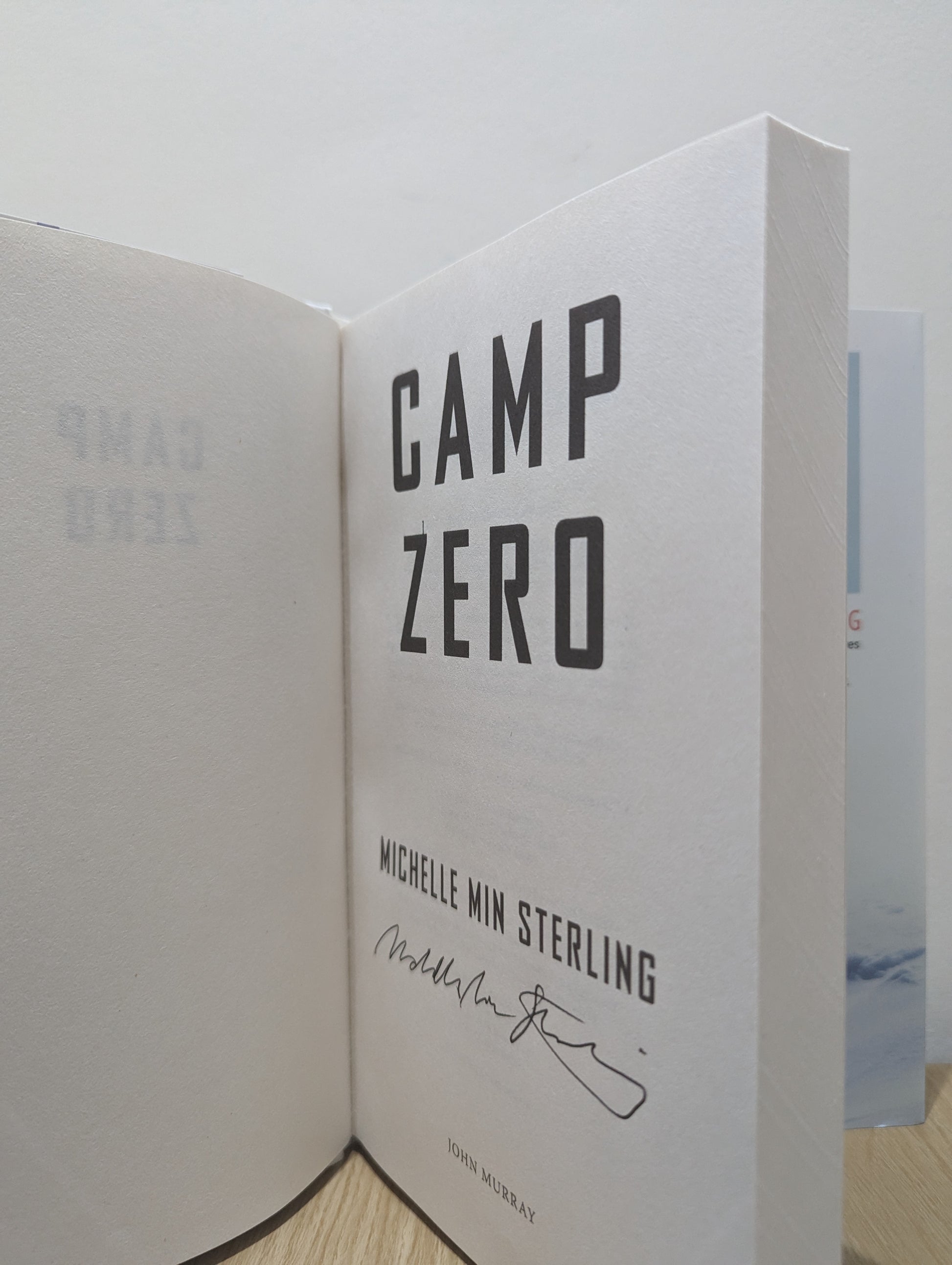 Camp Zero (Signed First Edition)