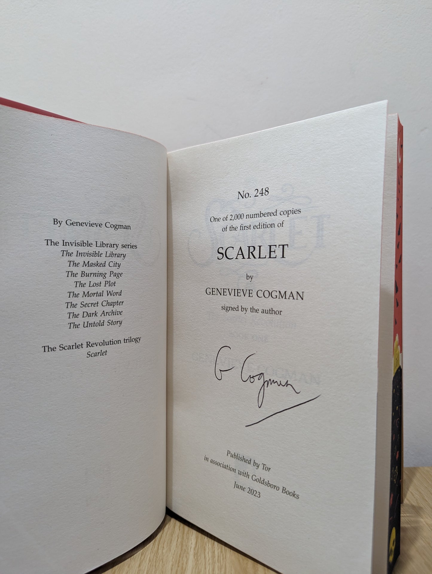 Scarlet: the Sunday Times bestselling historical romp and vampire-themed retelling of the Scarlet Pimpernel (The Scarlet Revolution, 1) (Signed First Edition with sprayed edges)